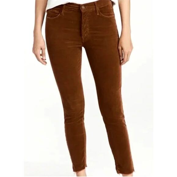 Mother Denim The Looker Crop Pant in Caramel Size 28 - Picture 2 of 14